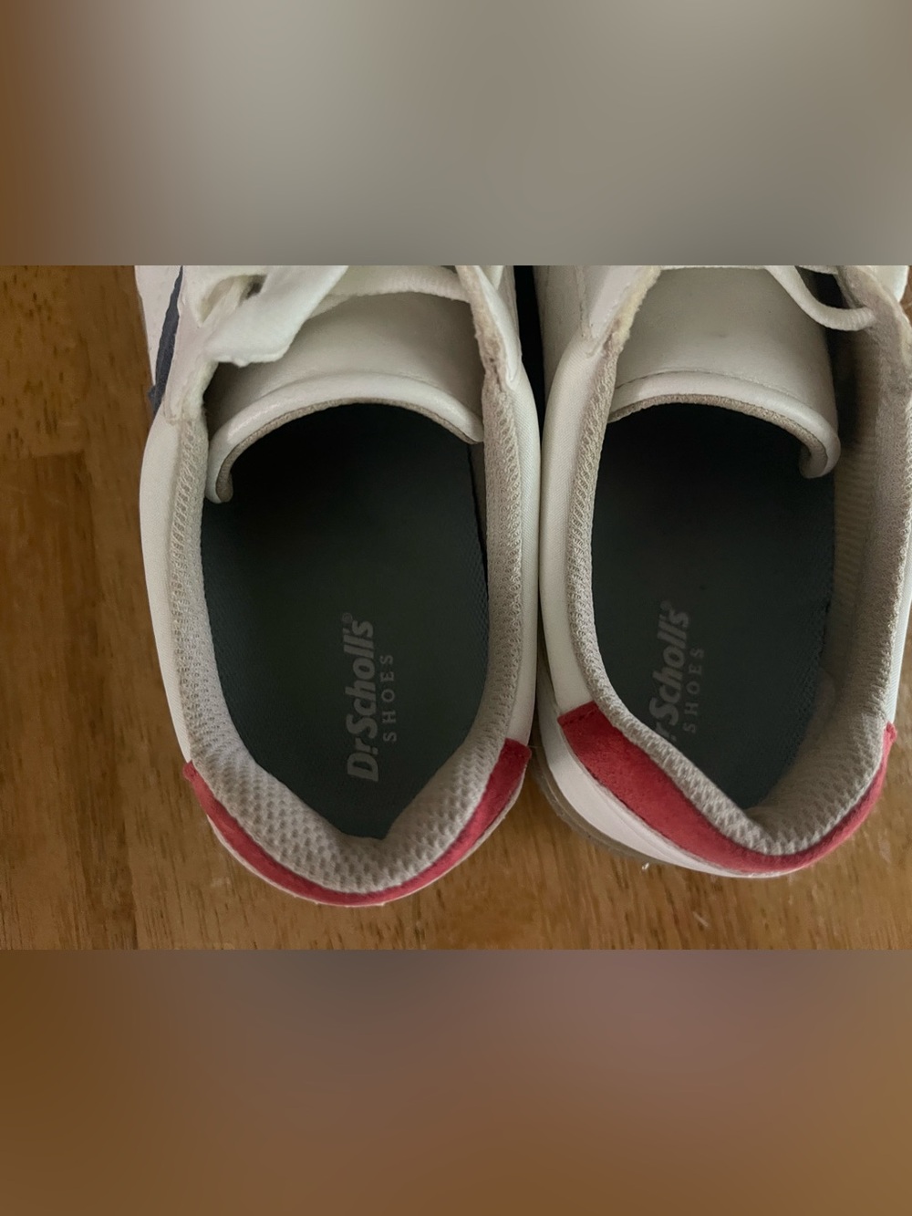 Dr. Scholl's women White Sneakers with Navy and Red Accents - Madison - Picture 6 of 8